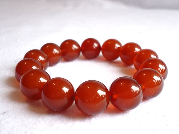 Amber bracelets_ color is  Winter cherry